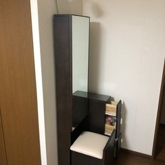 化粧台　椅子付き