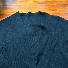 ドルマン　ニットカーデ黒🖤の画像