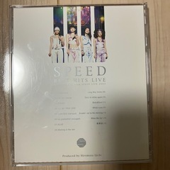 SPEED アルバムBEST HITS LIVE CDの画像
