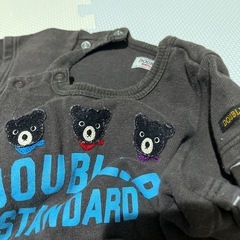 ミキハウスDOUBLE.B JAPANロンパース70サイズの画像