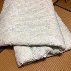 【お取引完了】厚手敷布団、汚れありの画像
