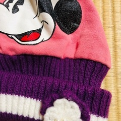 値下げ致しました！美品！ディズニーニット帽 の画像