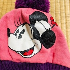 値下げ致しました！美品！ディズニーニット帽 の画像