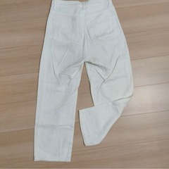 SHEIN ホワイトワイドデニムの画像