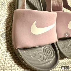 Nike kawa キッズサンダル　パープル 12cmの画像