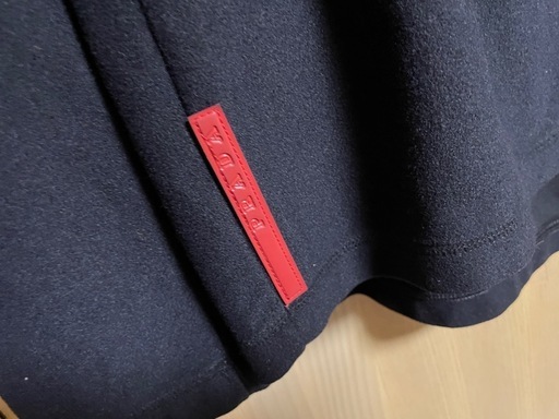PRADAプラダ　ハーフジップトレーナー　黒 Lサイズ