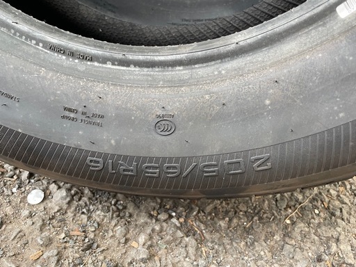 タイヤ4本未使用205/65R16