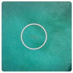 ꒰C&A꒱ダブルボタン ブラウス 緑 ボタンシャツ トップス LサイズOKの画像