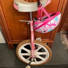 子供用一輪車18インチ ヘルメット付き