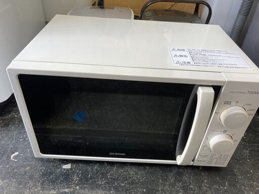 ☆中古￥5,800！IRIS OHYAMA　電子レンジ　家電　IMG-T177-6-W型　2020年製　【BJ134】