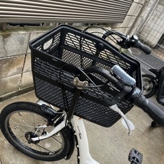 自転車の前カゴ後ろカゴ