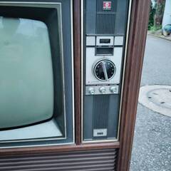 昭和【家具調テレビ】日立 CN-620S 日立ブラウン管テレビN-65C 昭和42 (さく) 高根公団の家電の中古