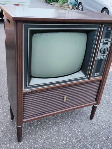 日立　ブラウン管テレビ　N-65C 昭和42