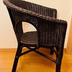 籐椅子 一人用 椅子 インテリア おしゃれの画像