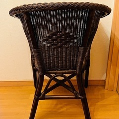 籐椅子 一人用 椅子 インテリア おしゃれの画像