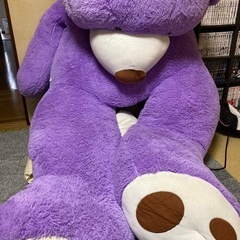 大きいクマのぬいぐるみの画像