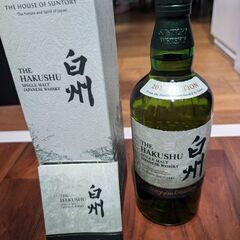 ウイスキー白州2024限定一本とサントリークレスト12年一本の２...