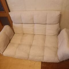 ソファー　２人掛け　アイボリー