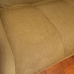 グリーン　ソファーベットの画像