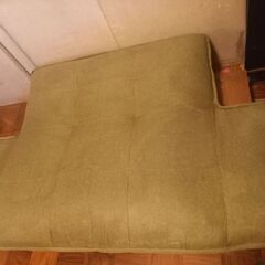 グリーン　ソファーベットの画像