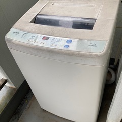 アクア洗濯機 6kg 2016年製