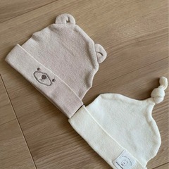 ベビー 新生児 帽子2点セット
