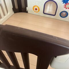 日本育児★ミュージカルキッズランド スクエア8枚★ドア付き ベビーサークルの画像