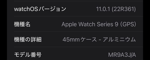 アップルウォッチ　Apple Watch Series 9　　　　