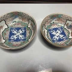骨董　古伊万里　お皿　江戸後期　金継ぎ
