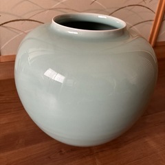 砥部焼　とべ栖山　壺　花瓶　の画像