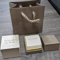 BVLGARI　ブルガリ　紙袋と箱　ゴールド