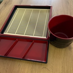ざる蕎麦　食器セットの画像