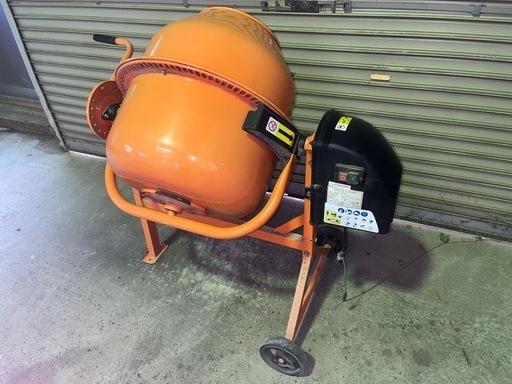 【売約済】美品 コンクリートミキサー 80L HCM280 27Kg 配送可