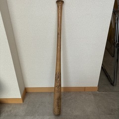 【譲り先決定】ミツワタイガー 木製バット 84cm