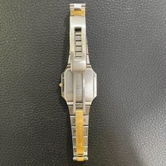 電池交換済み SEIKO クレドール ベゼル14KT 18K T×SS　腕時計の画像