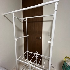 カインズ　ロング丈もかけられるパタランミニ　ホワイト