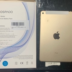 iPad mini 4[16GB] (画面無し) & 新品バッテリー