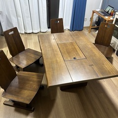 カリモク 大型ダイニングテーブル 昭和レトロ ヴィンテージ ダイニング