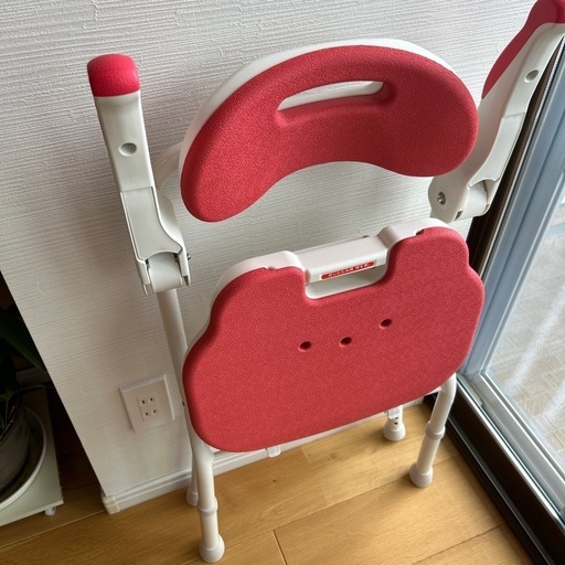 【美品！】介護用折りたたみシャワーチェア