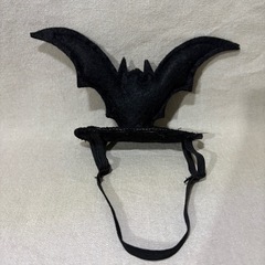 【ハロウィン】 ペット用 (小型)コウモリ コスプレ   の画像