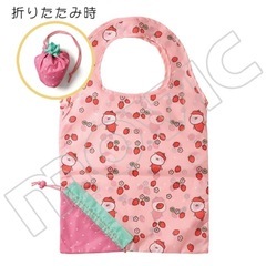 【新品未使用】うさまる ちごまる エコバッグ S-16-5-0