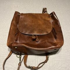 新品未使用レザーリュックサックの画像