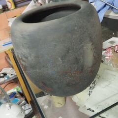 火鉢、素焼き、２４ｘ２４ｘ２６の画像