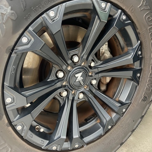 今週限定値下げ！17インチタイヤホイール4本セット　ジオランダー　ナイトロパワージャベリン　プラド　ハイラックスなどに　アルミホイール