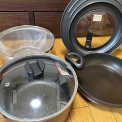 【現地引き取り・無料】調理器具一式（なべ、フライパンなど）