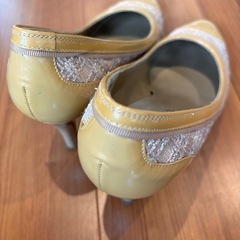 【セレモニーに最適】【美品】銀座カネマツ婦人靴の画像
