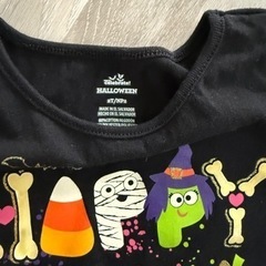 ハロウィン Tシャツ 2歳から3歳　海外品　ほぼ未使用の画像