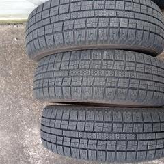 再値下げ　155/65R13 スタッドレスタイヤ　4本セット（1本パンク）の画像