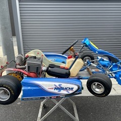 レーシングカート　ヤマハ　ウィンフォース　kt100SEC セル付き　クラッチ付き　初心者向け　車体の画像
