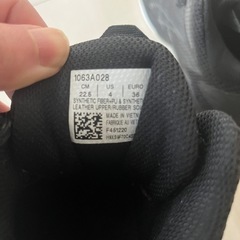 未使用品　バスケットシューズ　ジュニア用　の画像